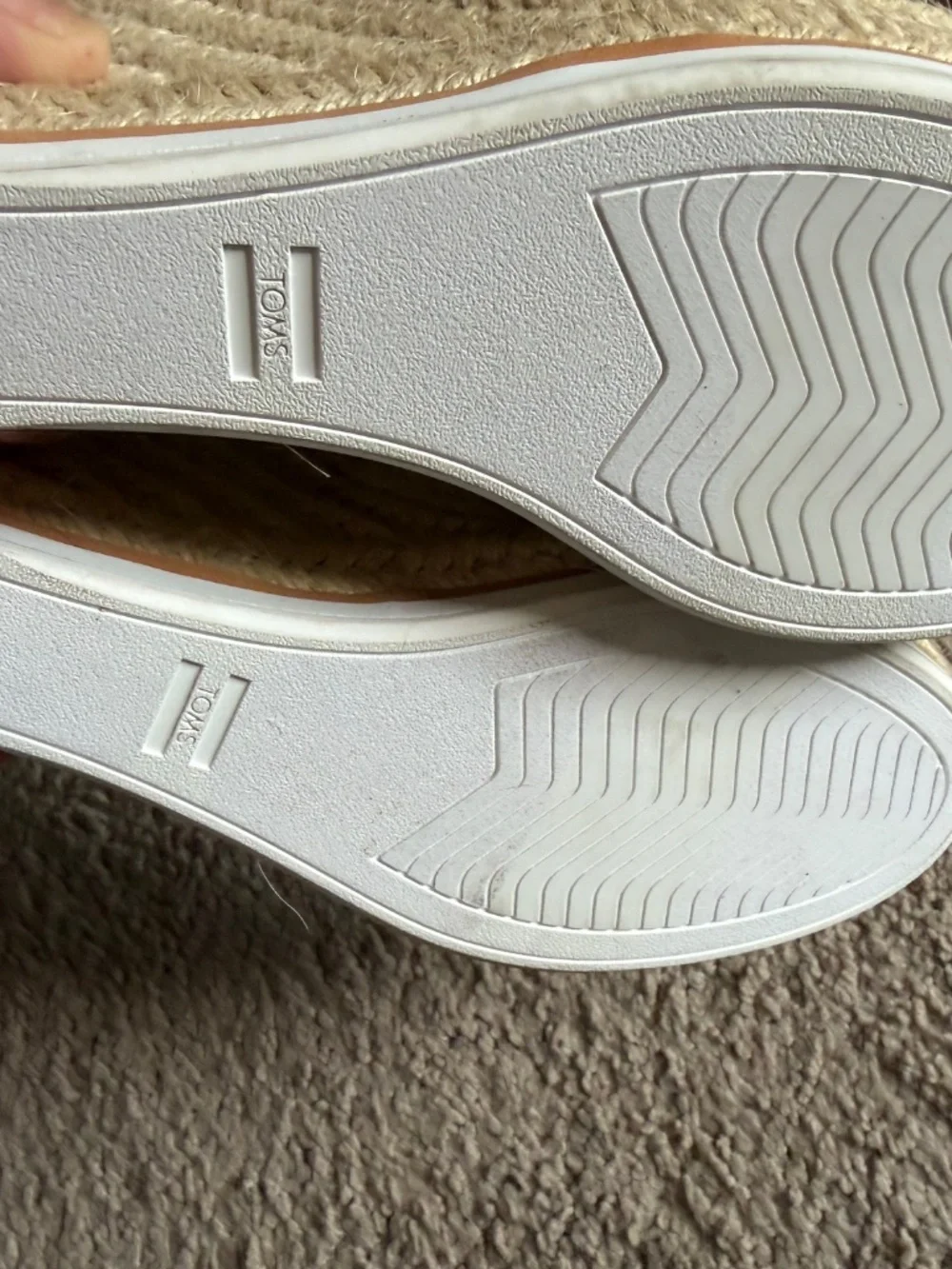 TOMS Platform Espadrille Mule Slides Sandals